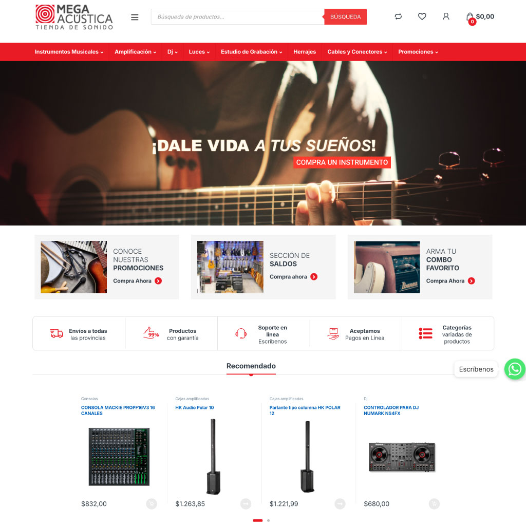 página web profesional Ecuador VigoStudio